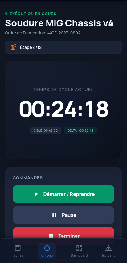 AVIA Mobile OF - Dark Mode Operations